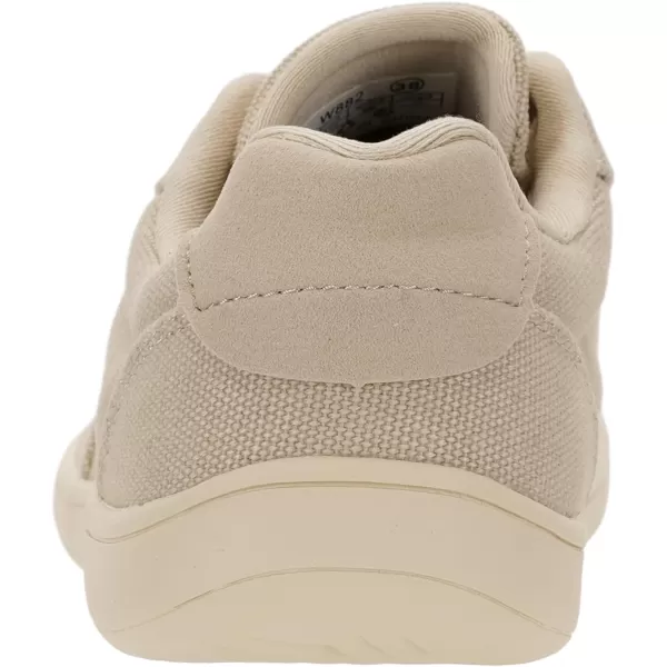 imageWHITIN Womens Wide Toe Box Barefoot Shoes  Canvas Minimalist SneakersW882  Beige