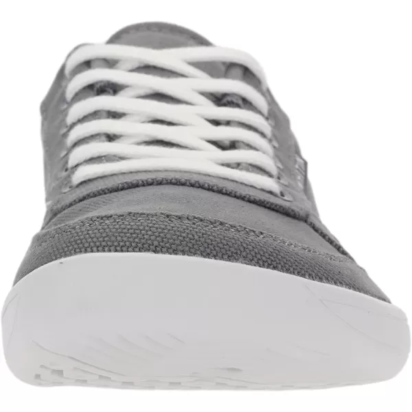imageWHITIN Womens Wide Toe Box Barefoot Shoes  Canvas Minimalist SneakersW882  Grey White