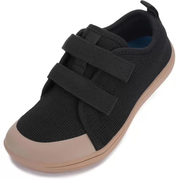 imageWHITIN LittleBig Kid Wide Barefoot Shoes  BoysGirls Minimalist Sneakers  Splay Naturally  LightweightW81k  Black Brown