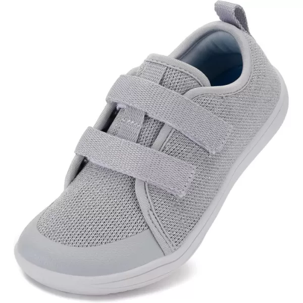imageWHITIN LittleBig Kid Wide Barefoot Shoes  BoysGirls Minimalist Sneakers  Splay Naturally  LightweightW81k  Silver Shimmer