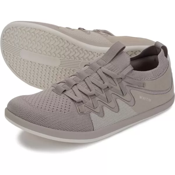 imageWHITIN Mens Barefoot Plus Shoes  Wide Toe Box  LowStack Sole  Inspired by Barefoot EnthusiastsW91  Taupe