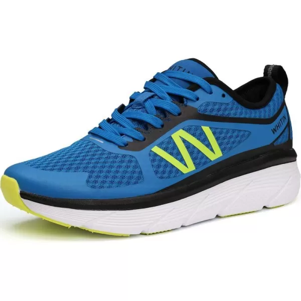imageWHITIN Mens Max Cushioned Running Shoes  Superior Comfort Yet Remaining StabilityS6  Dark Blue