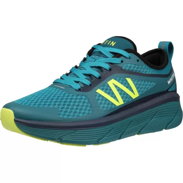 imageWHITIN Mens Max Cushioned Running Shoes  Superior Comfort Yet Remaining StabilityS6  Dark Green