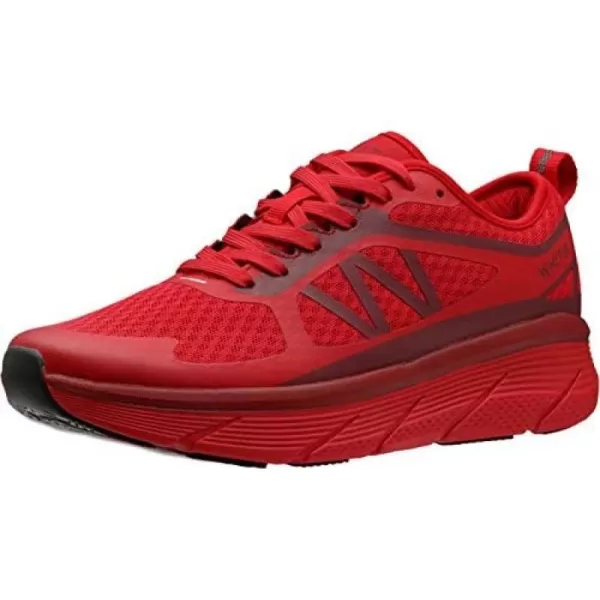 imageWHITIN Mens Max Cushioned Running Shoes  Superior Comfort Yet Remaining StabilityS6  Red