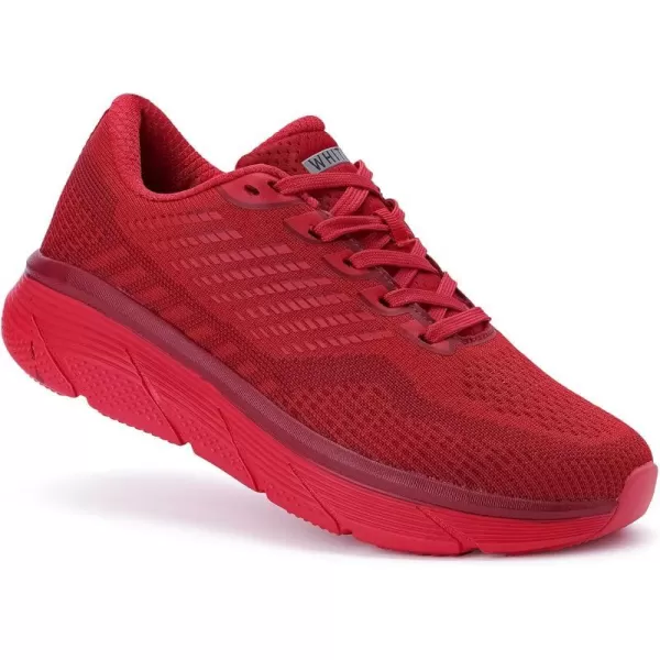 imageWHITIN Mens Max Cushioned Running Shoes  Superior Comfort Yet Remaining StabilityS62  Red