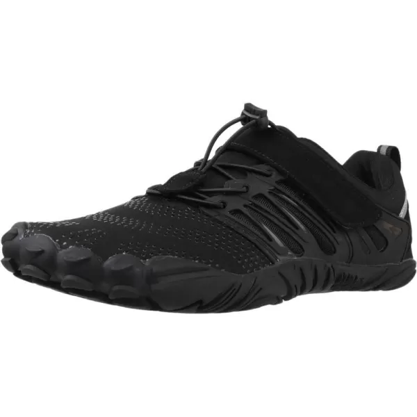 imageWHITIN Mens Minimalist Trail Runner  Wide Toe Box  Barefoot Inspired1 Black