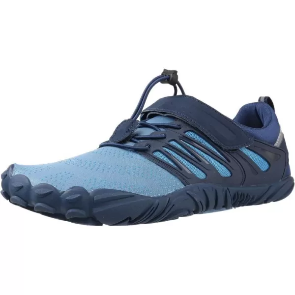 imageWHITIN Mens Minimalist Trail Runner  Wide Toe Box  Barefoot Inspired1 Blue