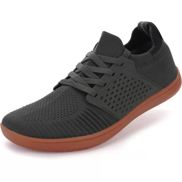 imageWHITIN Mens Wide Minimalist Barefoot Sneakers  Zero Drop  Midfoot StabilityW85 Green Gum