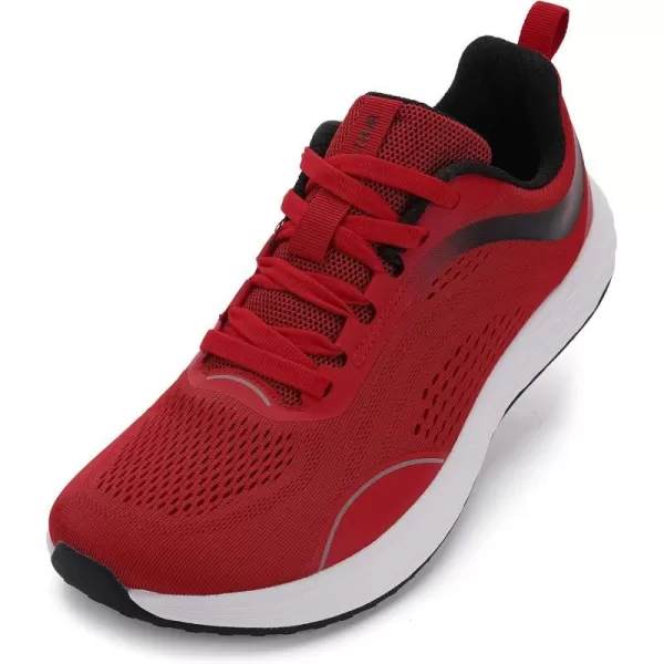 imageWHITIN Mens Zero Drop Running Shoes  Wide Toe BoxRed