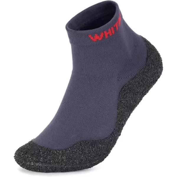 imageWHITIN Minimalist Barefoot Sock Shoes for Women and Men  Ecofriendlier Water Shoes  MultiPurpose amp Ultra PortableGrey