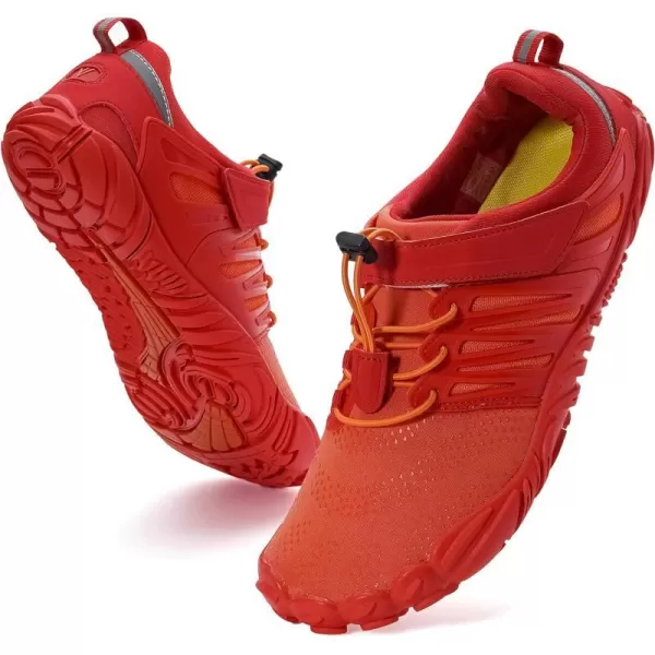 imageWHITIN Womens Barefoot amp Minimalist Shoe  Zero Drop Sole  Trail RunnerW30  Orange