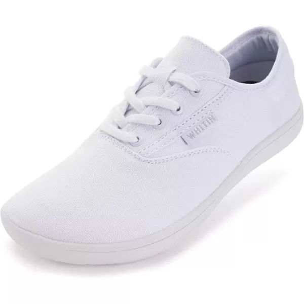 imageWHITIN Womens Canvas Minimalist Barefoot Sneakers Extra Wide Toe Box Zero Drop Sole Shoes Ladies Width Fit Minimus Size 7 7W Flat Tenis Walking Breathable Sport Trainer Fitness Indoor Female White 37WHITIN Womens Canvas Minimalist Barefoot Sneakers Extra Wide Toe Box Zero Drop Sole Shoes Ladies Width Fit Minimus Size 7 7W Flat Tenis Walking Breathable Sport Trainer Fitness Indoor Female White 37