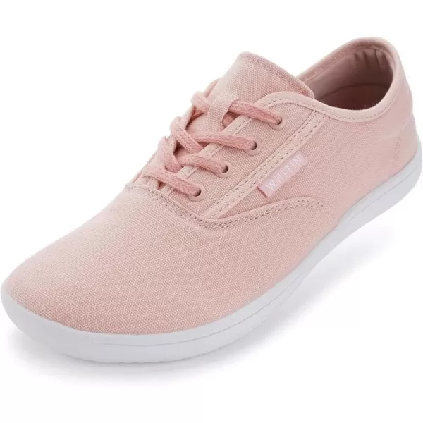 imageWHITIN Womens Canvas Minimalist Barefoot Sneakers Extra Wide Toe Box Zero Drop Sole Shoes Ladies Width Fit Minimus Size 95 95W Flat Lightweight Jogging Workout Training Gym Walking Female Pink 41WHITIN Womens Canvas Minimalist Barefoot Sneakers Extra Wide Toe Box Zero Drop Sole Shoes Ladies Width Fit Minimus Size 95 95W Flat Lightweight Jogging Workout Training Gym Walking Female Pink 41