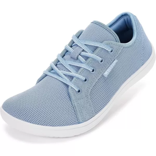 imageWHITIN Womens Minimalist Barefoot Shoes  Zero Drop Sole  Wide Width Fashion SneakerW81  Light Blue