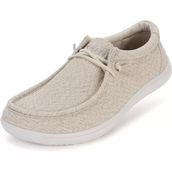 imageWHITIN Womens Minimalist Barefoot Shoes  Zero Drop Sole  Wide Width Fashion SneakerW86  Beige White