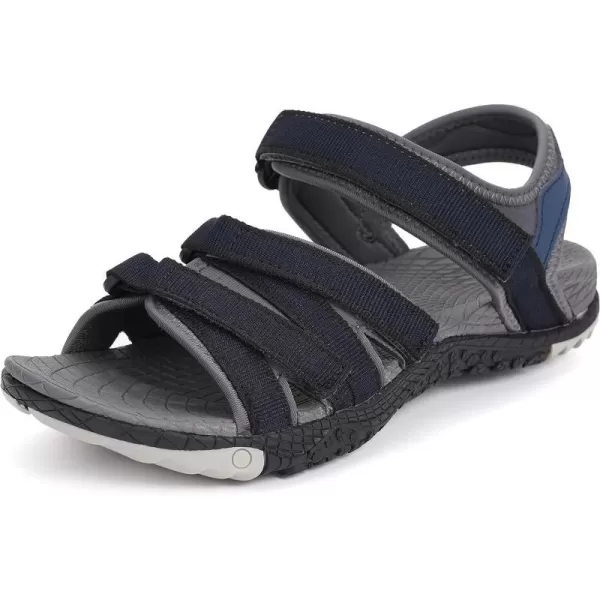 imageWHITIN Womens Outdoor Athletic Sandal with Adjustable Hooks  Secure FitNavy