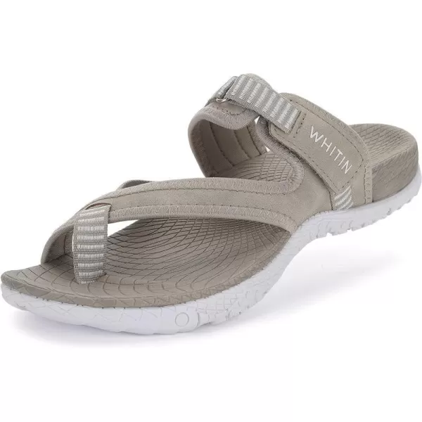 imageWHITIN Womens Toe Thong Sandal  Beach Outdoor Flip Flop  Arch SupportC50  Natural
