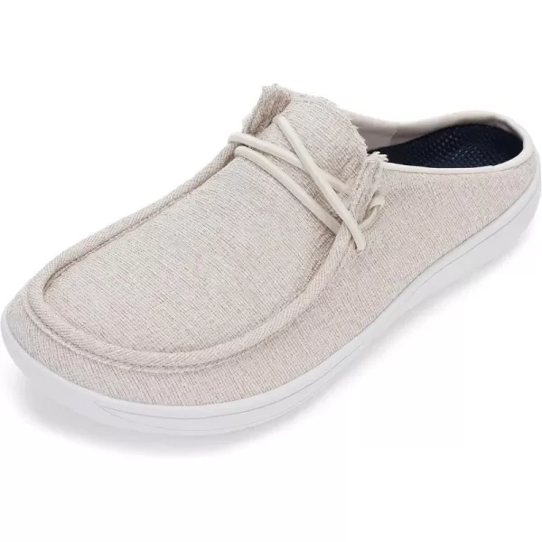 WHITIN Women's Wide Barefoot Shoes | Canvas Minimalist Loafers | Fashion Sneakers