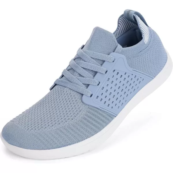 imageWHITIN Womens Wide Minimalist Barefoot Shoes  Zero Drop SoleW85  Light Blue