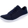 imageWHITIN Mens Minimalist Barefoot Sneakers  Wide fit  Zero Drop SoleW71v5  Dark Blue
