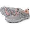 imageWHITIN Womens Barefoot ampamp Minimalist Shoe  Zero Drop Sole  Trail RunnerW30  PinkGrey