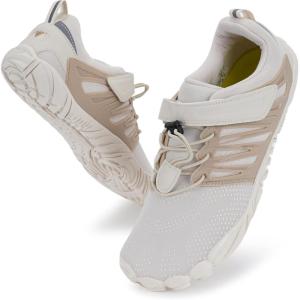 imageWHITIN Womens Barefoot ampamp Minimalist Shoe  Zero Drop Sole  Trail RunnerW30  Beige