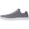 imageWHITIN Mens Wide Barefoot Shoes  Canvas Minimalist Sneakers  Zero Drop SoleW882  Grey White Canvas Upper