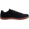 imageWHITIN Mens Wide Barefoot Shoes  Canvas Minimalist Sneakers  Zero Drop SoleW883  Black Gum Knit Upper