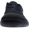imageWHITIN Mens Wide Barefoot Shoes  Canvas Minimalist Sneakers  Zero Drop SoleW883  Black Knit Upper