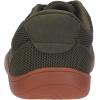 imageWHITIN Mens Wide Barefoot Shoes  Canvas Minimalist Sneakers  Zero Drop SoleW883  Olive Green Knit Upper