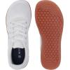 imageWHITIN Mens Wide Barefoot Shoes  Canvas Minimalist Sneakers  Zero Drop SoleW883  White Gum Knit Upper