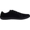 imageWHITIN Mens Wide Genuine Leather Barefoot Shoes  Minimalist Fashion Sneakers  Zero Drop SoleAll Black