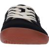 imageWHITIN Mens Wide Genuine Leather Barefoot Shoes  Minimalist Fashion Sneakers  Zero Drop SoleBlack Gum