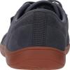 imageWHITIN Mens Wide Genuine Leather Barefoot Shoes  Minimalist Fashion Sneakers  Zero Drop SoleGrey Gum
