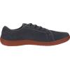 imageWHITIN Mens Wide Genuine Leather Barefoot Shoes  Minimalist Fashion Sneakers  Zero Drop SoleGrey Gum