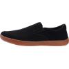 imageWHITIN Mens Wide Slip on Barefoot Shoes  Minimalist Sneakers  Zero DropW863  Black Gum