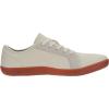 imageWHITIN Womens CanvasLeather Barefoot Shoes  Wide Width Minimalist Sneakers  Classic Fit Low TopW81v2  Canvas Beige Gum
