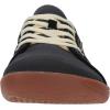 imageWHITIN Womens CanvasLeather Barefoot Shoes  Wide Width Minimalist Sneakers  Classic Fit Low TopW81v2  Canvas Black Gum