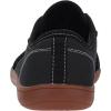 imageWHITIN Womens CanvasLeather Barefoot Shoes  Wide Width Minimalist Sneakers  Classic Fit Low TopW81v2  Canvas Black Gum