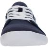 imageWHITIN Womens CanvasLeather Barefoot Shoes  Wide Width Minimalist Sneakers  Classic Fit Low TopW81v2  Canvas Navy Blue