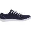imageWHITIN Womens CanvasLeather Barefoot Shoes  Wide Width Minimalist Sneakers  Classic Fit Low TopW81v2  Canvas Navy Blue