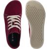 imageWHITIN Womens CanvasLeather Barefoot Shoes  Wide Width Minimalist Sneakers  Classic Fit Low TopW81v2  Canvas Red Beige