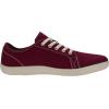 imageWHITIN Womens CanvasLeather Barefoot Shoes  Wide Width Minimalist Sneakers  Classic Fit Low TopW81v2  Canvas Red Beige