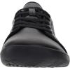 imageWHITIN Womens CanvasLeather Barefoot Shoes  Wide Width Minimalist Sneakers  Classic Fit Low TopW81v4 Microfiber Leather  All Black