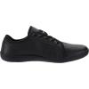 imageWHITIN Womens CanvasLeather Barefoot Shoes  Wide Width Minimalist Sneakers  Classic Fit Low TopW81v4 Microfiber Leather  All Black