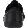imageWHITIN Womens CanvasLeather Barefoot Shoes  Wide Width Minimalist Sneakers  Classic Fit Low TopW81v4 Microfiber Leather  All Black