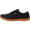 imageWHITIN Womens Wide Canvas Minimalist Barefoot Shoes  Zero Drop Sole  Casual SneakerW87  BlackGum