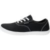 imageWHITIN Womens Wide Canvas Minimalist Barefoot Shoes  Zero Drop Sole  Casual SneakerW87  BlackWhite