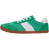 imageWHITIN Womens Wide Toe Box Barefoot Shoes  Suede Patchwork DesignGreen Gum