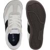 imageWHITIN Womens Wide Toe Box Barefoot Shoes  Suede Patchwork DesignGrey Chocolate